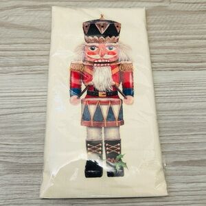 🥁 Nutcracker Artisan Flour Sack Towel 100% Egyptian Cotton Vintage NWT